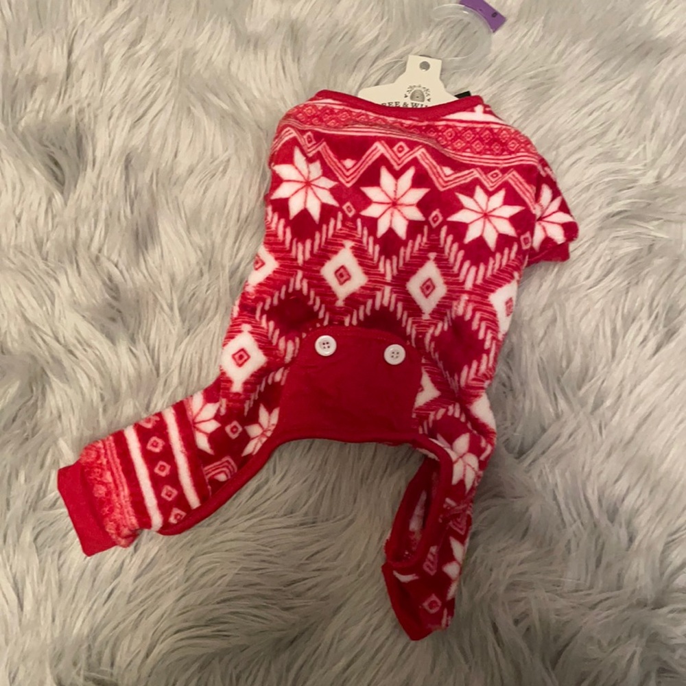 Puppy fleece pajamas